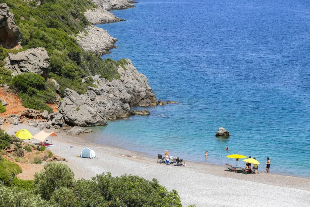 παραλία Βλυχάδα Ρειχιά Λακωνίας