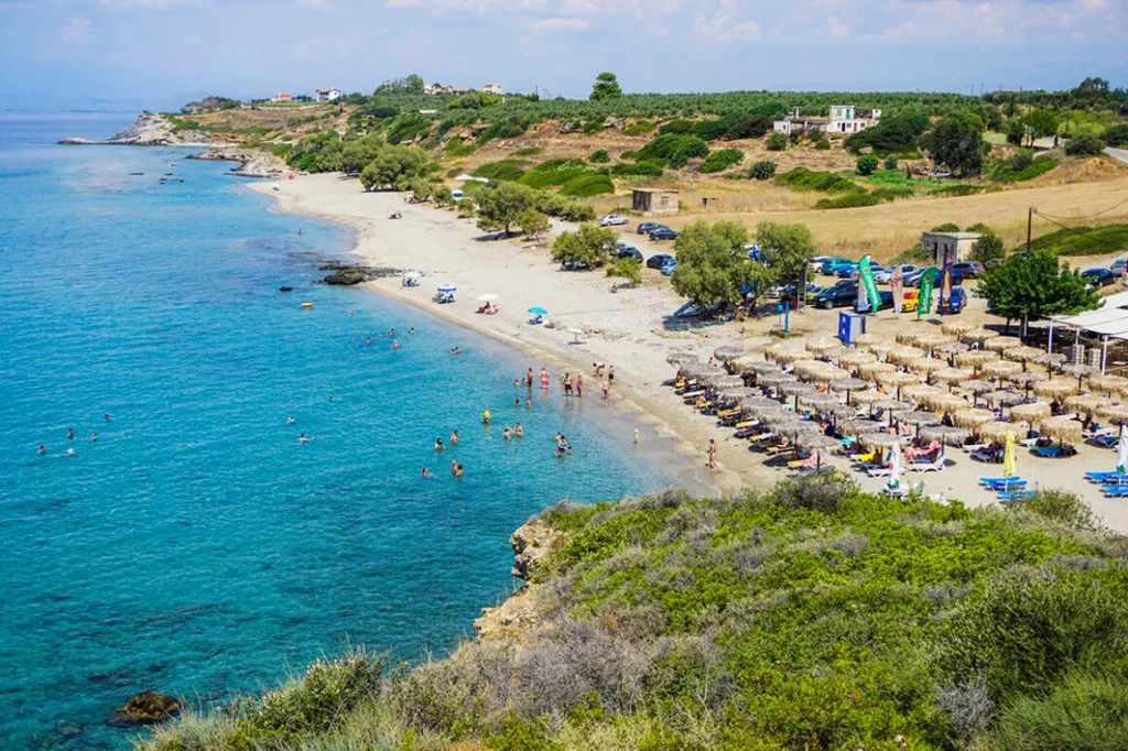 παραλία Τηγάνια λακωνικός κόλπος 