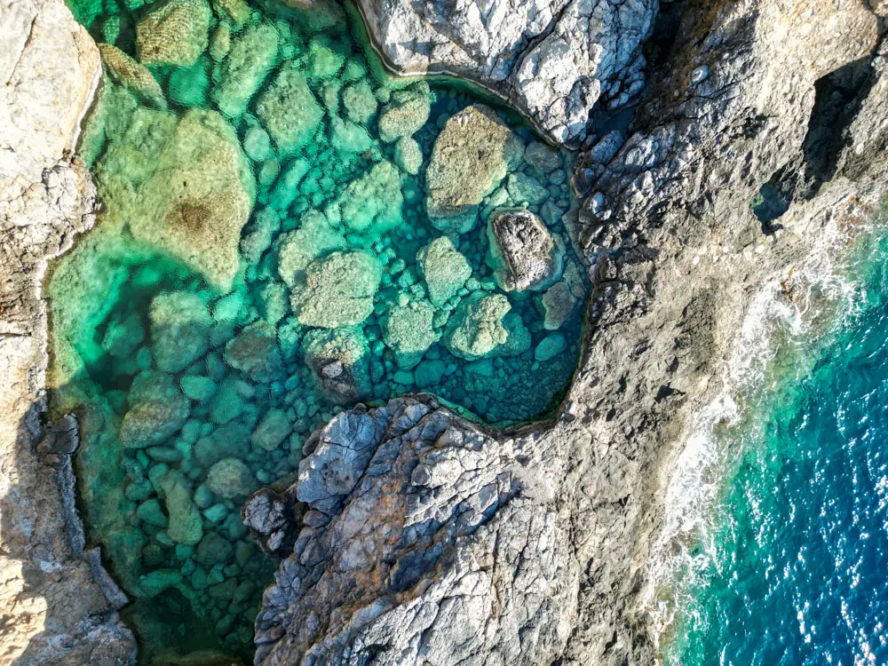  Κύθηρα πεζοπορία πράσινη λίμνη