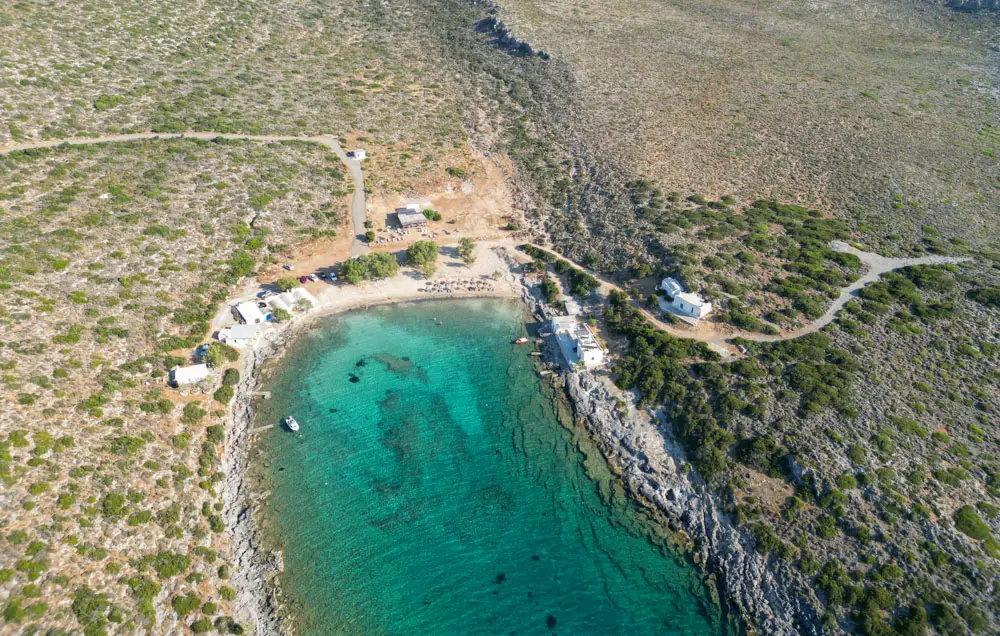 Παραλία Λιμνιώνας Κύθηρα
